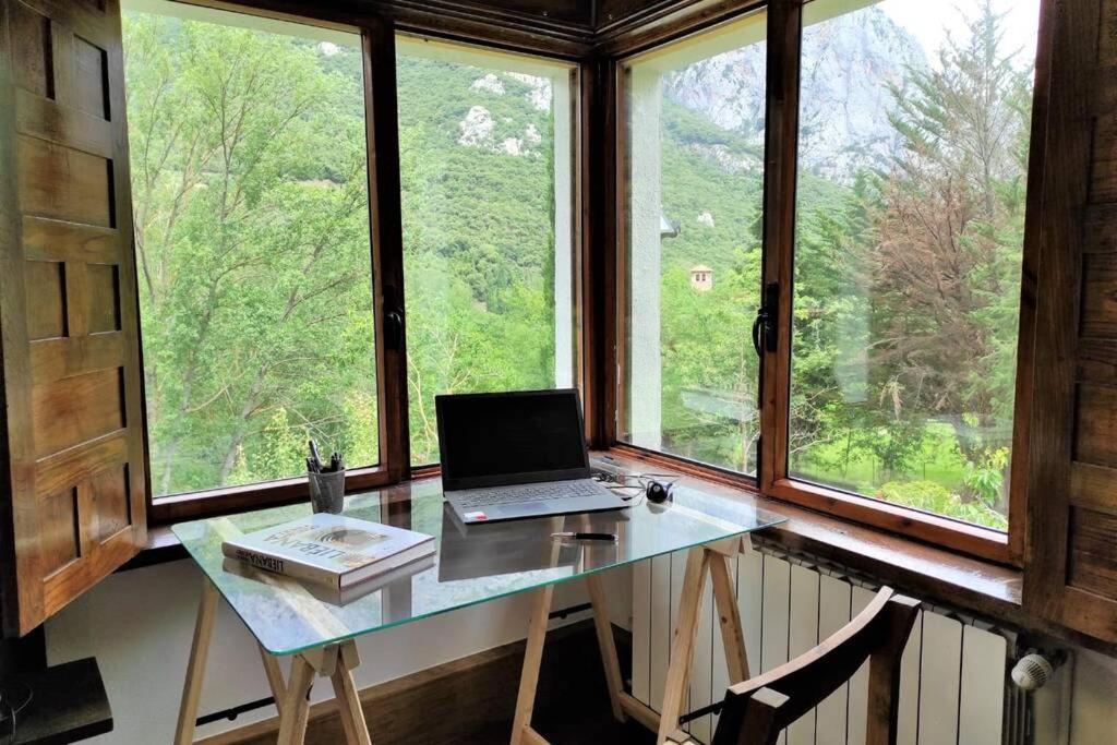 El Chalet De La Poza - Rio, Barbacoa, Wifi, Zona De Trabajo, Vistas. Lebena Esterno foto